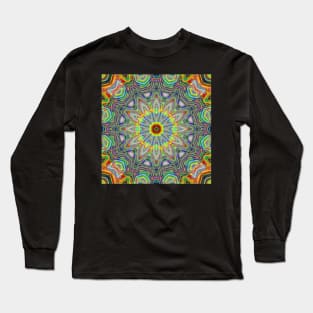 Psychedelic Trippy Acid Art Long Sleeve T-Shirt